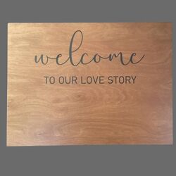 Welcome Board   Marine Ply
