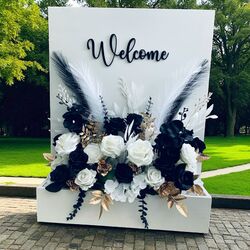 Welcome Flower Box  Silk Arrangements 