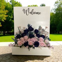 Welcome Flower Box   Silk Arrangements 