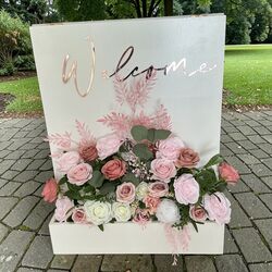 Welcome Flower Box   Silk Arrangements 