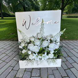Welcome Flower Box   Silk Arrangements 