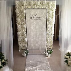 Welcome Sign  Organza