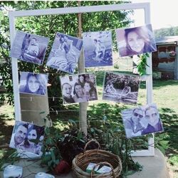 White Photo Guestbook Frame