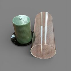 Windproof Candle Covers   Open Ended 9 x 20cm 