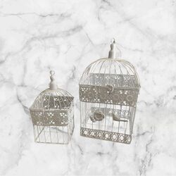 Wishing Well - Bird Cage, White