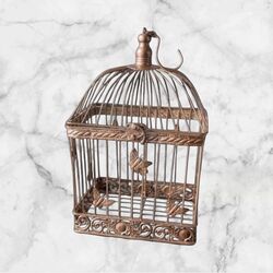 Wishing Well   Bird Cage   Rose Gold 