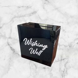 Wishing Well - Black Acrylic 