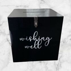 Wishing Well   Black Acrylic   30cm 
