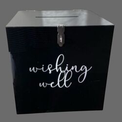 Wishing Well   Black Acrylic   30cm 