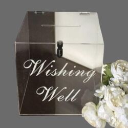 Wishing Well   Clear Acrylic   30cm 