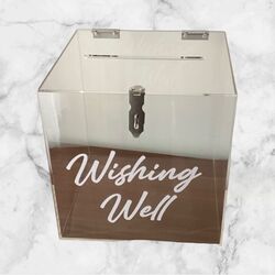 Wishing Well   Clear   24cm 