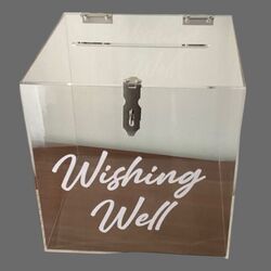 Wishing Well   Clear   24cm 