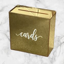 Wishing Well - Gold Mirror Acrylic 