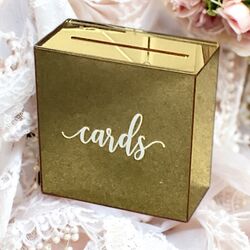Wishing Well   Gold Mirror Acrylic 