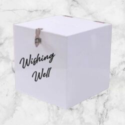 Wishing Well - White Acrylic - 24cm