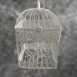 Wishing Well   White Bird Cage