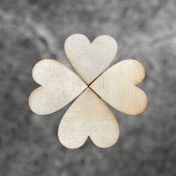 Wooden Hearts for Drop Box 