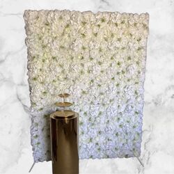 - Flower Wall - White Roses & Hydrangea 
